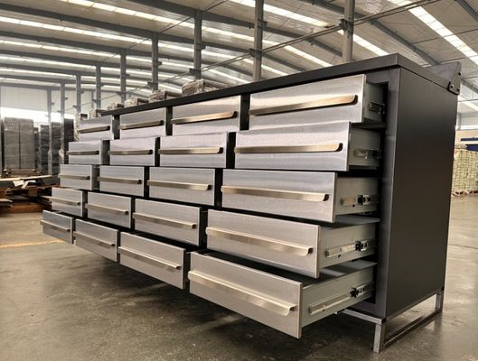 15 tiroirs atelier de travail lourd armoire d'outils banc de travail pour le stockage des pièces de rechange boîte d'outils