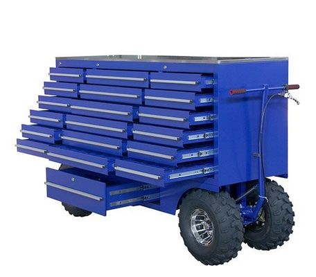 Soutien personnalisé OEM Boîte à outils en métal lourd chariot coffre à outils roulant pour camionnette