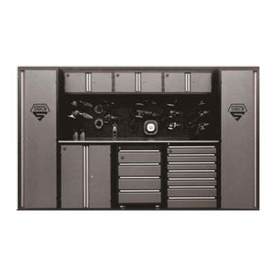 OEM ODM Acceptable armoire de garage en métal lourd avec clé de verrouillage et gestion d'outils