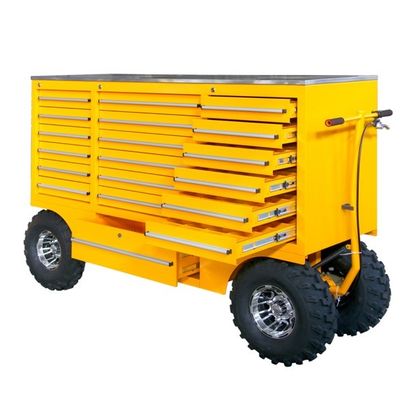 OEM ODM Heavy Duty Metal 19 Coffre à outils avec serrure à clé et roues