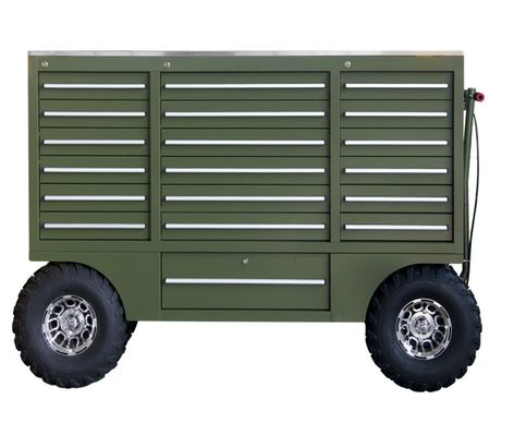 Chariot d'outils automobile avec roues en acier inoxydable Garage de stockage