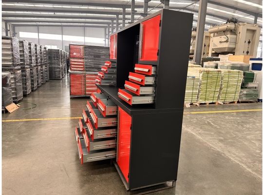 Ateliers de réparation de voitures Garage Combinaison d'outils lourds Armoires d'outils métalliques 40 tiroirs Bureau de travail