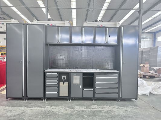 Armoire à rouleaux d'outil de rangement pour ateliers lourds avec plusieurs tiroirs