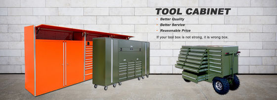 Systèmes de stockage d'armoires d'outils de garage en acier métallique lourd d'épaisseur de 1,0-1,5 mm
