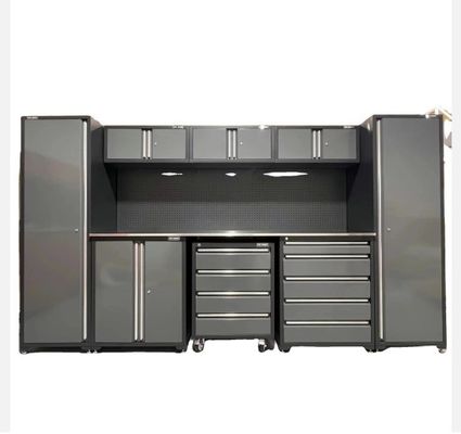 Entreposer des outils dans le garage Armoire à outils en acier lourd avec chariot