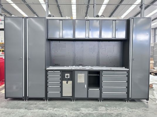 Entreposer des outils dans le garage Armoire à outils en acier lourd avec chariot