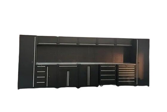 Garage entrepôt en acier lourd Armoires à outils et bancs de travail en acier laminé à froid