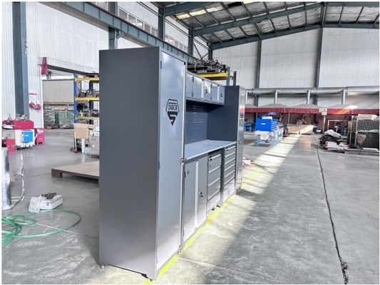 Garage entrepôt en acier lourd Armoires à outils et bancs de travail en acier laminé à froid