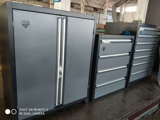 Modulaire cabinet de garage banc de travail avec nous boîte à outils générale accessoires et coffre à outils