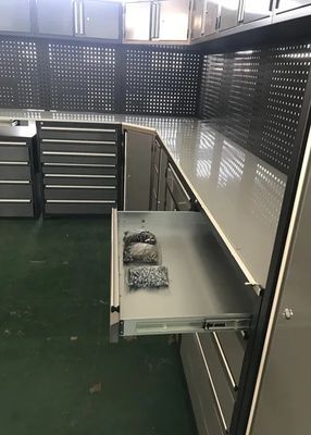 Armoire à outils de garage pour roues lourdes avec plaque d'acier laminée à froid et revêtue de poudre