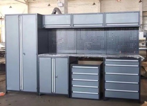 Appareils de magasin de garage réparation d'automobiles lourdes combinaison armoire à outils avec roues
