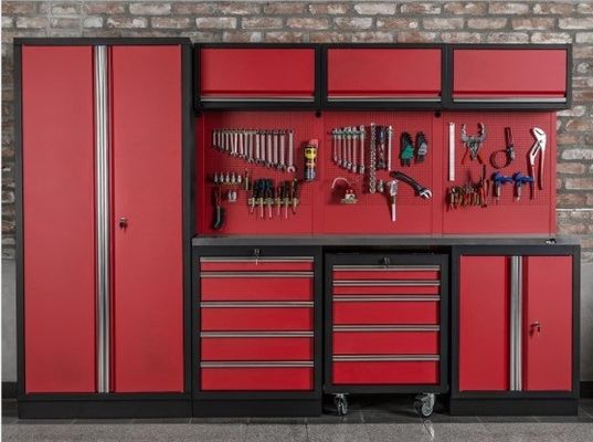 Armoire de rangement d'outils d'atelier personnalisée avec tiroirs lourds et OEM ODM acceptable