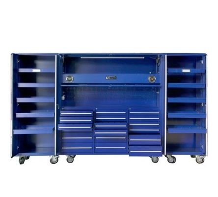 Garage d'atelier outil de revêtement en poudre lourd Cabinet de rangement avec roues