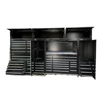OEM supporté 1 porte armoire à outils en métal avec des tiroirs lourds serrures et rouleaux