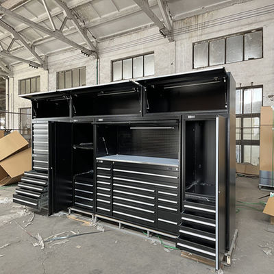 OEM supporté 1 porte armoire à outils en métal avec des tiroirs lourds serrures et rouleaux