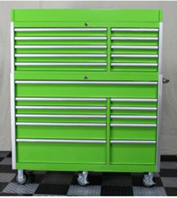 Entrepôt d'outils pour atelier de réparation automobile 18 tiroirs Armoire à rouleaux lourds pour argent automobile