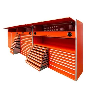 Banque d'outils de travail durable Coffre à rouleaux métalliques combinés Atelier mobile d'outils lourds Fournisseurs