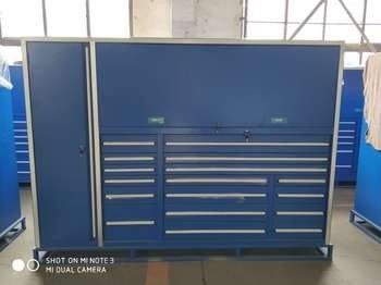 86 pouces grande boîte à outils en métal et armoire de rangement pour les outils de magasin de garage lourd