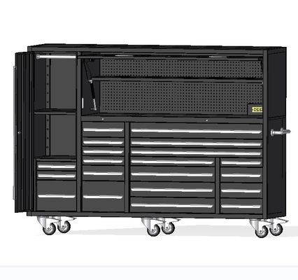Poignées en acier inoxydable et support personnalisé OBM pour l'ultime 56 en armoire à outils