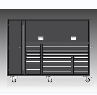 Poignées en acier inoxydable et support personnalisé OBM pour l'ultime 56 en armoire à outils