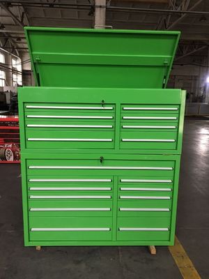 Manches en aluminium et coffre à outils en acier inoxydable pour le stockage des équipements d'atelier
