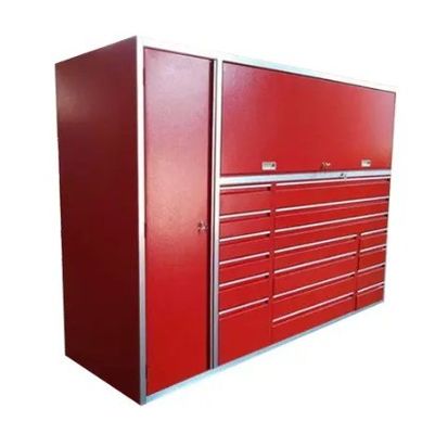 Boîte à outils de stockage de matériel professionnel Armoire à outils lourds chariot avec mousse EVA