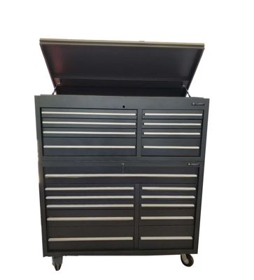 Garage magasin outils lourds 19 tiroirs 56 pouces armoire à outils avec boîte en métal amovible