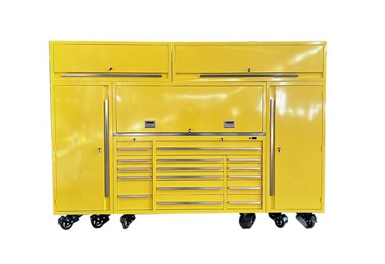 Grand chariot d'outils métalliques avec roulement de sécurité outils armoire en acier laminé à froid