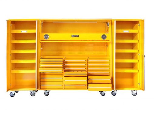 Mat de tiroir optionnel 72 pouces armoire à outils mobile avec 7 tiroirs et 258 stockage d'outils