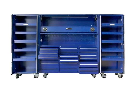 Mat de tiroir optionnel 72 pouces armoire à outils mobile avec 7 tiroirs et 258 stockage d'outils