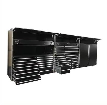 Armoire à rouleaux avec poignées en aluminium pour outils de garage
