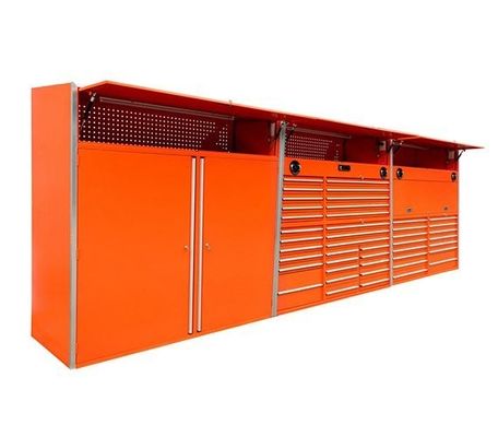 Armoire à rouleaux avec poignées en aluminium pour outils de garage