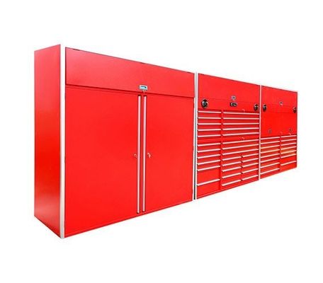 Armoire à rouleaux avec poignées en aluminium pour outils de garage