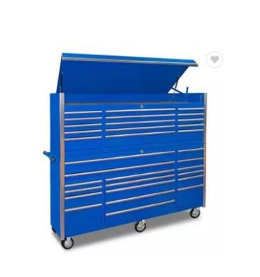 Coffre à outils de garage avec roues lourdes et acier laminé à froid