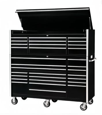Coffre à outils de garage avec roues lourdes et acier laminé à froid